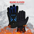 thumbnail image 1 of Qnjujn -30°F Winter Touchscreen Gloves for Men Women, Thermal Ski Gloves, Windproof Waterproof Cold Weather Running Cycling Gloves with Anti-Slip Grip and Fleece Lining for Outdoor Sports, 1 of 3