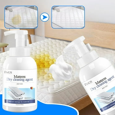 Qnjujn 300ml Mattress & Upholstery Cleaner, Urine, Sweat & Stain Remover for Sofas, Carpets, No Water Needed, Odor Neutralizer, Safe for Pets & Kids, Deep Cleaning Spray
