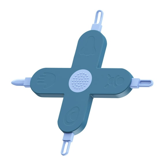 Qnjujn 4-in-1 Infant Care Grooming Kit, Multifunctional Ear, Nose, Nail, and Cleaning Tool for Babies, Compact Portable Hygienic Baby Care Accessory for Home and Travel