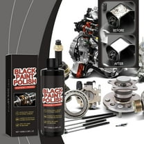 Qnjujn Car Metal Polish & Protector 100ml - Scratch Remover for Wheels Trim, Anti-Oxidation Coating Restores Shine, Safe for Chrome Aluminum Stainless Steel