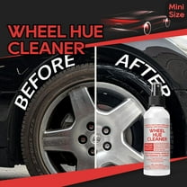 Qnjujn Car Wheel Cleaner Spray 50ml - Heavy Duty Rust & Stain Remover for Alloy Rims, Instant Brake Dust & Grease Removal, Safe for Chrome Coated Wheels, Long-Lasting Protection