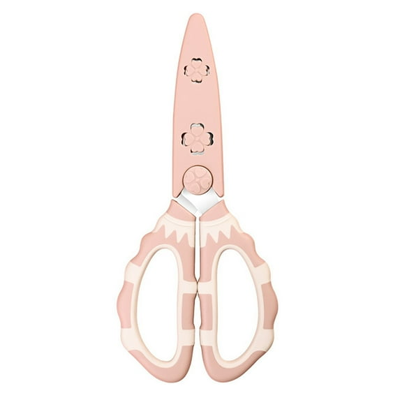 Qnjujn Heavy-Duty Kitchen Scissors for Meat/Poultry/Fish, Food-Grade Stainless Steel, Non-Slip Grip, Dishwasher Safe, Multipurpose Cooking Tool