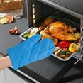 thumbnail image 1 of Qnjujn Oven Mitts, Long Arm Extended Length Heat Resistant Gloves for Baking and Grilling, Anti Scalding Thermal Protection with Secure Grip, Kitchen Safety Mittens for Hot Pans Trays, 1 of 6