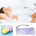 thumbnail image 1 of Qnjujn Soap Foaming Net, Hanging Shower Soap Bag Foaming Net, Thickened Nylon Soap Mesh Bag Bath Sponge Net for Rich Foam Lathering Exfoliating Washing Body Soap Storage, 1 of 7