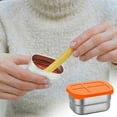 thumbnail image 1 of Qnjujn Stainless Steel Dipping Box - Airtight Food-Grade Sauce Container for Soy Sauce, Dressings, Dips - Perfect for BBQ, Parties, Family Gatherings, Kitchen & Dining - Rustproof & Easy Clean, 1 of 5