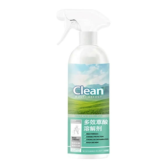 Qnjujn Toilet Bowl Cleaner 500ml, Oxalic Acid Descaling Cleaner, Bathroom Toilet Stain Remover, Heavy Duty Limescale Rust Remover for Toilet Tile Floor Countertop