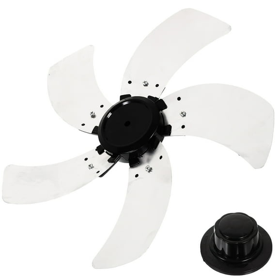 Qnmwood 5-Leaf Stand Fan Blades Replacement for Repair Parts