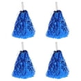 Qnmwood Blue Cheerleading Pom Poms with Handles - 4 Pack - Walmart.com