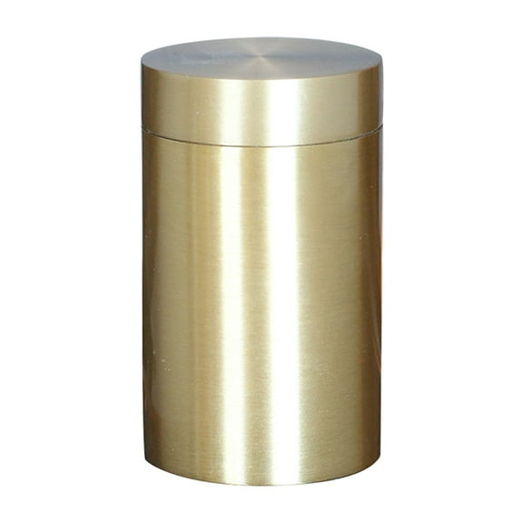 Qnmwood Copper Cereal Container Tea Canister Airtight Storage Tin Jar Kitchen Organizer