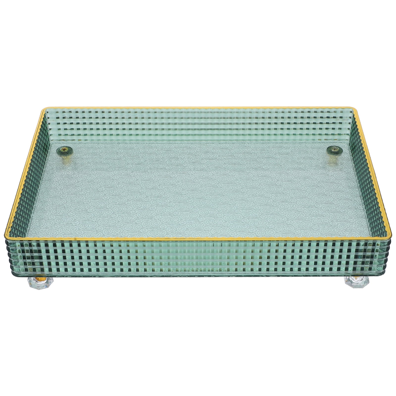 Qnmwood Green Candy Buffet Containers with Gold Trim - Party Dessert ...