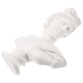 thumbnail image 1 of Qnmwood Nordic Greek David Apollo Bust Roman Head Figurine Sculpture Home Decor, 1 of 6