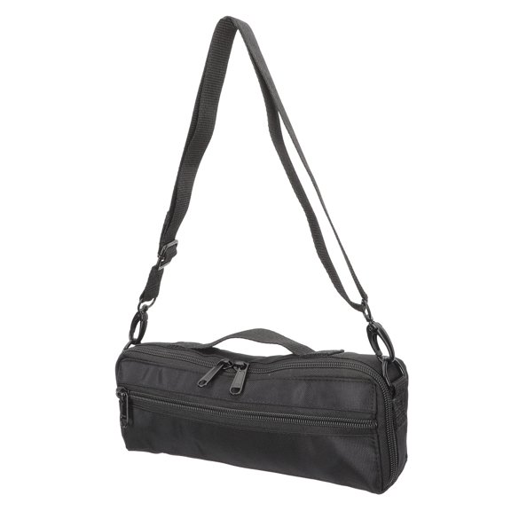 Qnmwood Piccolo Canvas Carry Bag Soft Plush Musical Instrument Case Storage for Beginners and Students