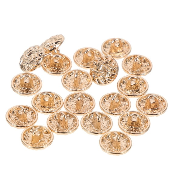 Qnmwood Vintage Gold Metal Blazer Suit Coat Buttons - 20pcs
