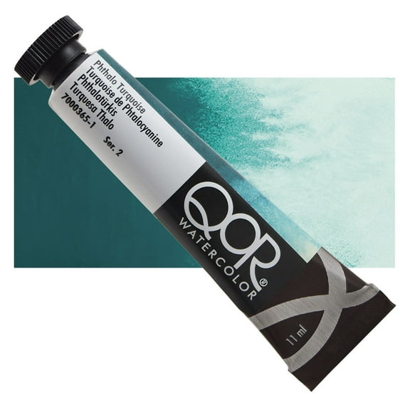 QoR Watercolor, 11 ml, Pthalo Turquoise