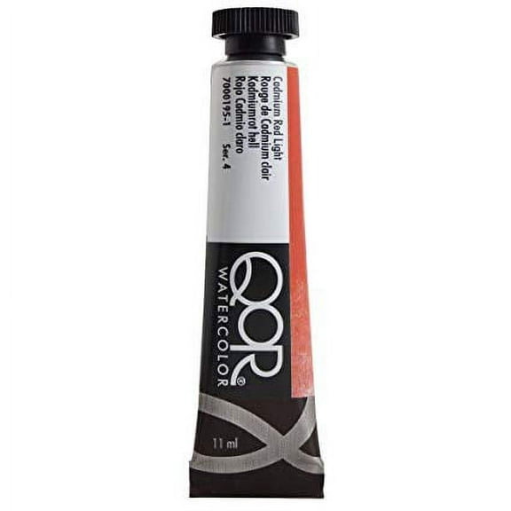 QoR Watercolor, 11ml Tube, Cadmium Red Light