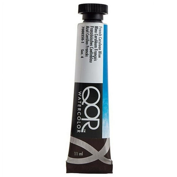 QoR Watercolor, 11ml Tube, French Cerulean Blue