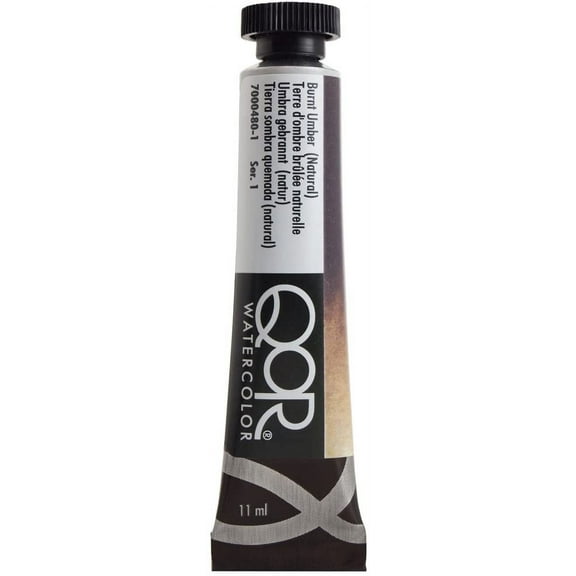 QoR Watercolor - Burnt Umber (Natural), 11 ml