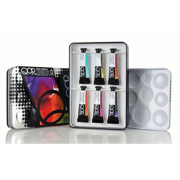 QoR Watercolor Introductory Set 6-Color High Chroma Set