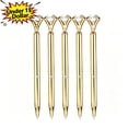 thumbnail image 1 of Qocolcyl Under 1 Dollar Diamond Ballpoint Pens, Shiny Metallic Rotating Core Black Pens, Slim Decorative Writing Pens for Classroom, Office, Journaling and Gift, Multicolor Options, 1 of 7
