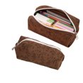 thumbnail image 1 of Qocolcyl Under 1 Dollar Large Capacity Cloth Pencil Case & Pencil Box, Multi-purpose Storage Pouch, Portable Makeup Organizer Bag, Lightweight Travel Pouch for Classroom, Office & Home,Coffee, 1 of 8