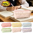 thumbnail image 1 of Qocolcyl Under 1 Dollar Large Capacity Green Cloth Pencil Case & Pencil Box, Multi-purpose Storage Pouch, Portable Makeup Organizer Bag, Lightweight Travel Pouch for Classroom, Office & Home, 1 of 8