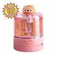 thumbnail image 1 of Qocolcyl Under 10 Dollar Heavy-Duty Electric Pencil Sharpener,Battery Operated, Compatible with No.2 & Colored Pencils 6-8mm, Ideal for Classroom, Home and Office Supplies,Pink, 1 of 7