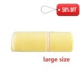 thumbnail image 1 of Qocolcyl 100% Cotton Oversized Bath Towel, Ultra Soft Highly Absorbant Compact Quickdry & Lightweight Large Bath Towels, Ideal for Bathroom Gym Travel Camp Pool, Yellow, 1 of 7