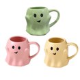 thumbnail image 1 of Qocolcyl 14 oz Halloween Ghost Coffee Mug - Cute Ceramic Ghost Pattern Ghostface Mug Coffee Cup Halloween Accessories Birthday Gifts for Adult (Green), 1 of 7