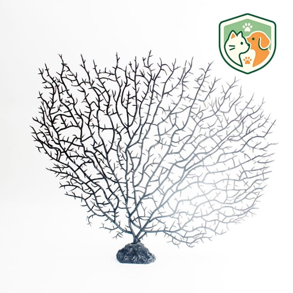 Qocolcyl Artificial Coral Tree Aquarium Decor,Realistic Branch Ornament with Base for Fish Tank Landscape Betta Tropical Fish Underwater Habitat Decoration Supply