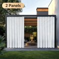 thumbnail image 1 of Qocolcyl Blackout Curtains for Living Room, 1 Panel Polyester Thermal Insulated Soundproof Window Drapes, Room Darkening Privacy Curtain, Machine Washable Treatments for Bedroom Office, 55" W x 86.6", 1 of 7