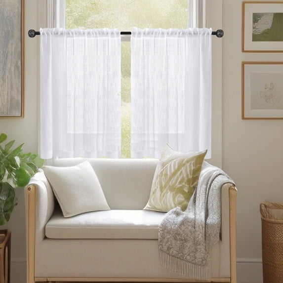 Qocolcyl Blackout Curtains for Living Room, 1 Panel Polyester Thermal Insulated Soundproof Window Drapes, Room Darkening Privacy Curtain, Machine Washable Treatments for Bedroom Office, 55" W x 86.6"