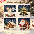 thumbnail image 1 of Christmas DIY Diamond Art Kits for Adults Beginners, Santa Angel Christmas Tree Resin Pearl Art Craft Set, Complete Supplies for Handmade Festive Wall Decor, Creative Holiday Decorations Gift, 1 of 8