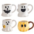 thumbnail image 1 of Qocolcyl Cute Ghost Pumpkin 3D Relief Ceramic Halloween Mug, Novelty Shaped Coffee Water Cup, Halloween Decorations, Indoor Outdoor Kitchen Table Decor, Holiday Party Gift Drinking Mug,White, 1 of 7