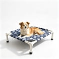 thumbnail image 1 of Qocolcyl Elevated Raised Dog Cat Cot Bed 20.87×18.9×5.12in Detachable Washable Breathable Mesh, Off-Ground Sturdy All Season Cooling Pet Bed for Small Medium Pets Indoor Outdoor, 1 of 7