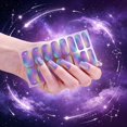 thumbnail image 1 of Qocolcyl Glitter Gradient Nail Polish Strips, Self-Adhesive Full Wrap Nail Stickers, Long Lasting Nail Wraps for Women & Girls, 16PCS, 1 of 4