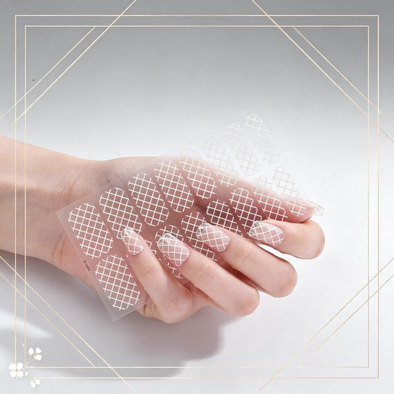 Qocolcyl Glitter Gradient Nail Polish Strips, Self-Adhesive Full Wrap Nail Stickers, Long Lasting Nail Wraps for Women & Girls, 16PCS
