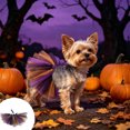 thumbnail image 1 of Qocolcyl Halloween Glitter Tulle Tutu Skirt for Small Dogs Cats, Soft Polyester Adjustable Pet Party Costume, Cute Holiday Photo Prop, Indoor Outdoor Pet Halloween Decorations Accessories, 1 of 7