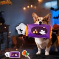 thumbnail image 1 of Qocolcyl Halloween Pet Chew Toy, Squeaky Teething Plaything For Dogs Cats, Spooky Holiday Designs Soft Material Built In Voice Relieve Pet Boredom, 1 of 6