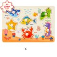 thumbnail image 1 of Qocolcyl Wooden Puzzles for Toddlers 12-18 Months,Animal Fruit Number Shape Matching,Montessori Early Educational Toy Kids Preschool Ages 3 4 5 6+ Puzzle Board Set for Christmas Holiday Birthday Gift, 1 of 2