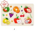 thumbnail image 1 of Qocolcyl Wooden Puzzles for Toddlers 12-18 Months,Animal Fruit Number Shape Matching,Montessori Early Educational Toy Kids Preschool Ages 3 4 5 6+ Puzzle Board Set for Christmas Holiday Birthday Gift, 1 of 2