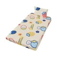 thumbnail image 1 of Qocolhg 1 Pack Fitted Crib Sheets 27.6" x 51.2", Soft Breathable Neutral 100% Cotton Jersey Sheet, for Boys and Girls, Fits Crib and Toddler Bed mattresses, 1 of 5