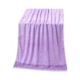 thumbnail image 1 of Qocolhg 100% Cotton Oversized Bath Towel on Clearance, Ultra Soft Highly Absorbant Compact Quickdry & Lightweight Large Bath Towels for Bathroom Gym Travel Camp Pool, Lighter Weight,28x55 inch Purple, 1 of 6