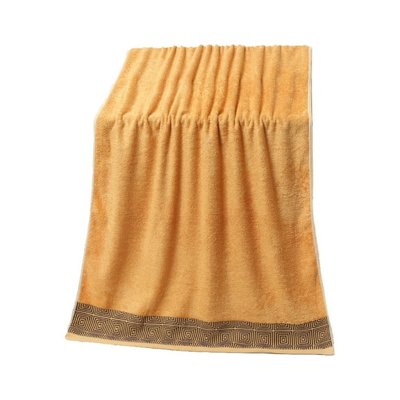 Qocolhg 100% Cotton Oversized Bath Towel on Clearance, Ultra Soft Highly Absorbant Compact Quickdry & Lightweight Large Bath Towels for Bathroom Gym Travel Camp Pool, Lighter Weight,28x55 inch Orange