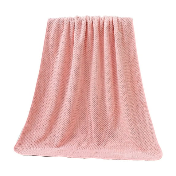 Large Bath Towels on Clearance - Coral Velvet Pineapple Bath Towel Absorbent Quick Drying Swimming Beach Towel Thickened Soft Home Salon Bath Towel for Beach, Pool, Swim, Bath, and Travel