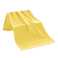thumbnail image 1 of Qocolhg 100% Cotton Oversized Bath Towel, Ultra Soft Highly Absorbant Compact Quickdry & Lightweight Large Bath Towels, Ideal for Bathroom Gym Travel Camp Pool, Clearance, Yellow, 1 of 4