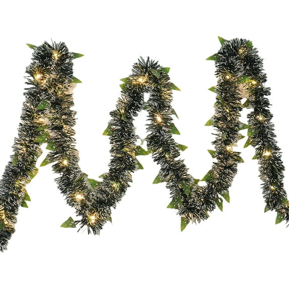 Qocolhg 106 inch Christmas Norfolk Pine Garland for Mantle Stair Railing Door Xmas Wreath DIY Festival Decoration Artificial Realistic Greenery Pine Garland Christmas Decorations Clearance