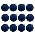 thumbnail image 1 of Qocolhg 12Pcs Christmas Balls Ornaments, 2.36 Inch Shatterproof Christmas Hanging Balls for Xmas Tree, Holiday, Wedding, Mardi Gras Party (Dark Blue), 1 of 5