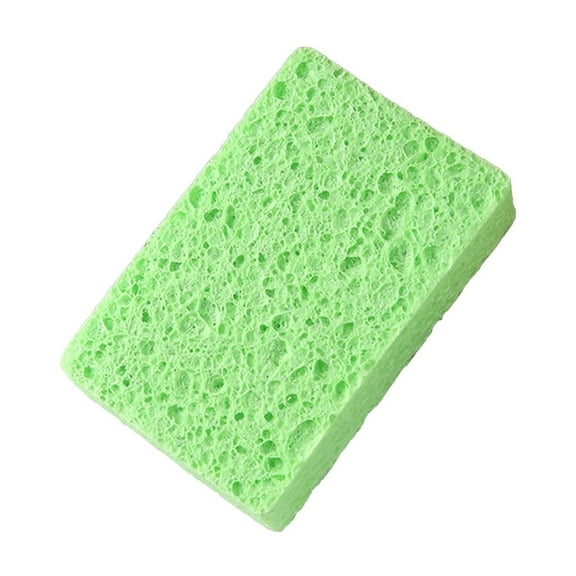 Qocolhg 2-Count Kitchen Sponges- Compressed Cellulose Sponges Non-Scratch Natural Dish Sponge for Bathroom Cars, Clean Tough Messes Without Scratching Sponges Kitchen, Funny Cut-Outs DIY for Kids