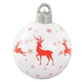 thumbnail image 1 of Qocolhg 2 Pcs 21.65 Inch Large PVC Inflatable Christmas Decorations Ball Ornaments Giant Inflatable Outside Christmas Decorations Xmas Blow Ball Decorations for Outside Holiday Yard Lawn Porch Decor, 1 of 1