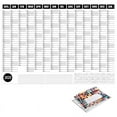 Qocolhg 2025 Wall Calendar, 2025 Yearly Large Wall Calendar, Full Year Calendar One Page, 29" x